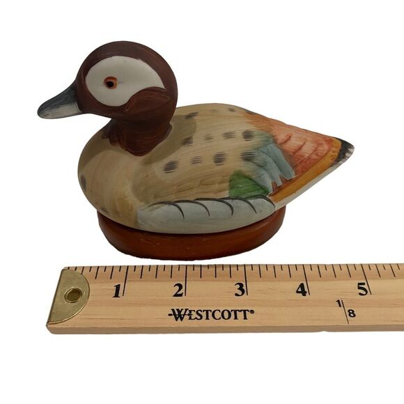 Vintage Ceramic Mallard Duck Lint Brush - Picture 6 of 8